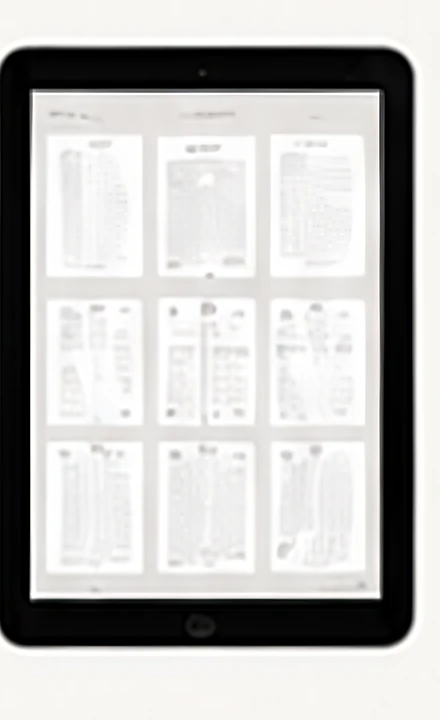 The Becoming, digital edition on a tablet