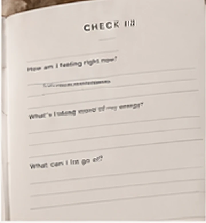 Check in page